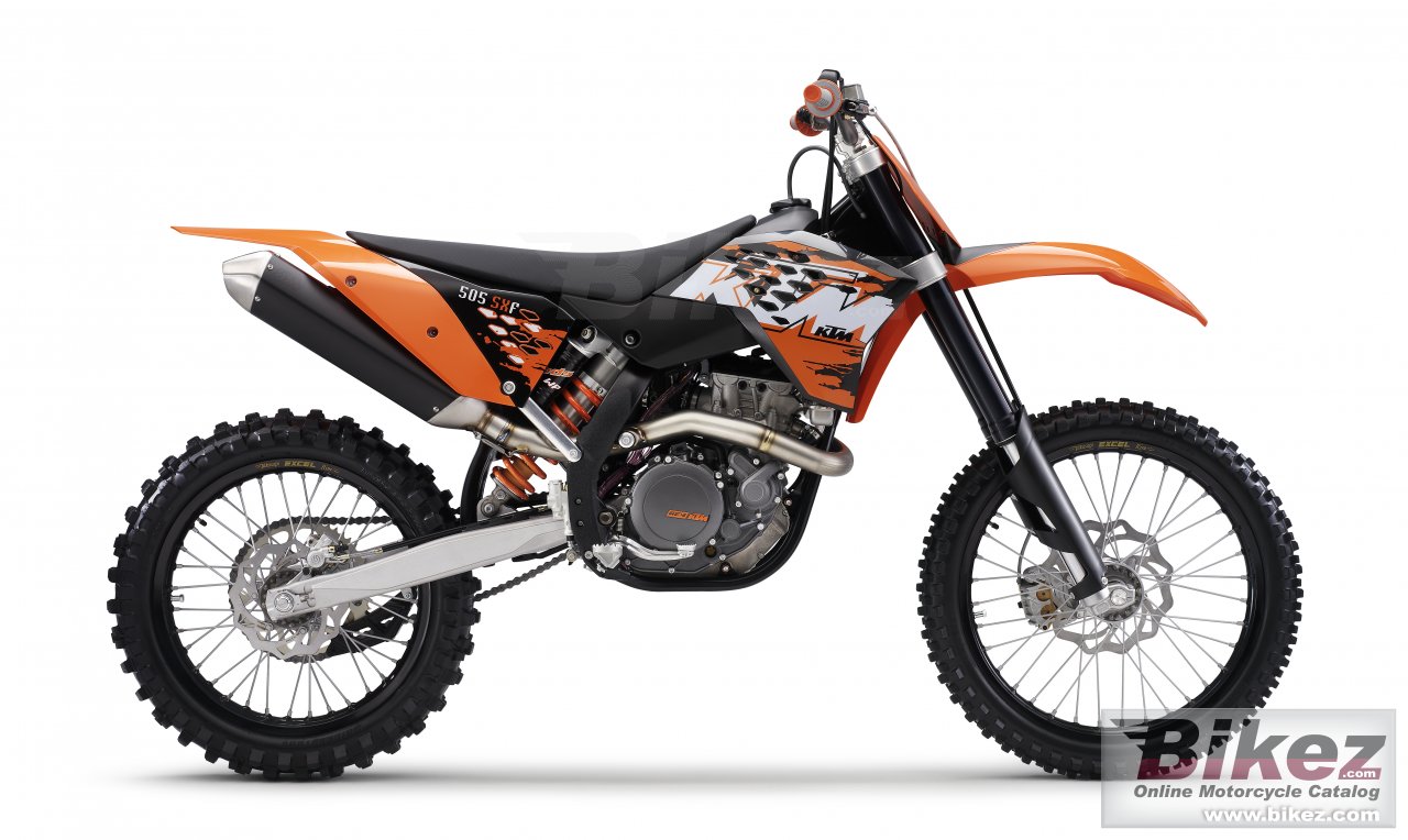 Big KTM 505 sx-f picture and wallpaper from Bikez.com